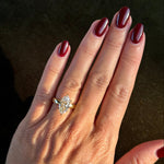 Bezel Emerald Lab Grown Diamond Engagement Ring: 2 CT