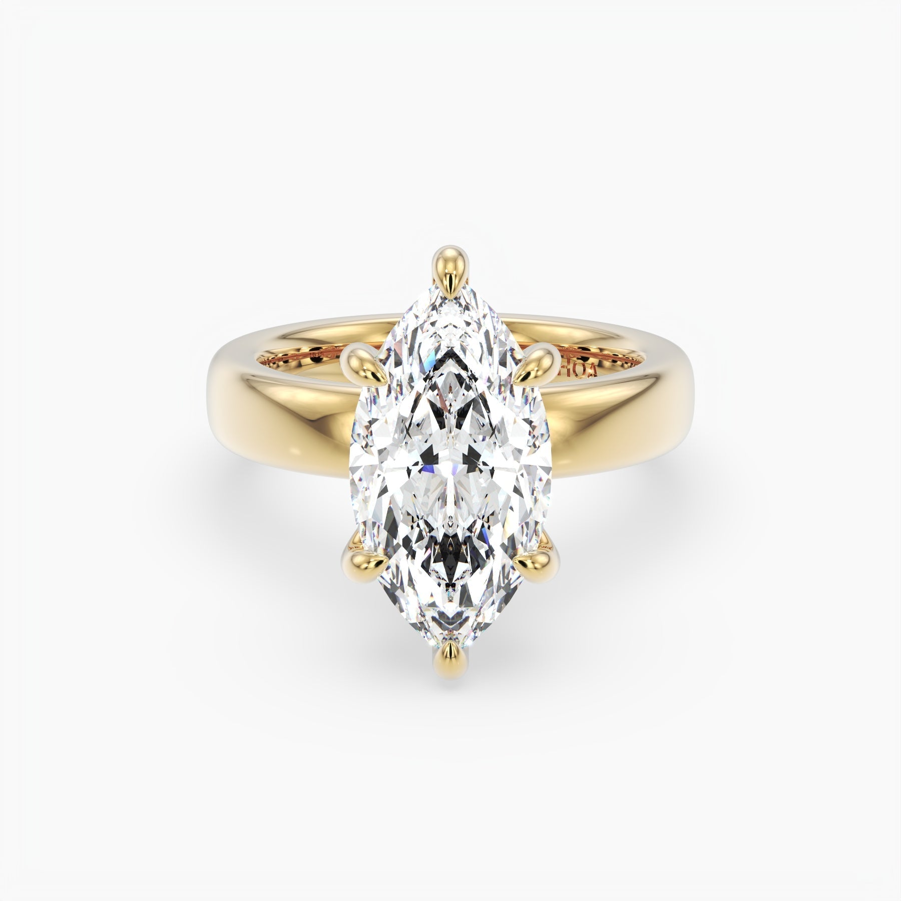 Bezel Emerald Lab Grown Diamond Engagement Ring: 2 CT