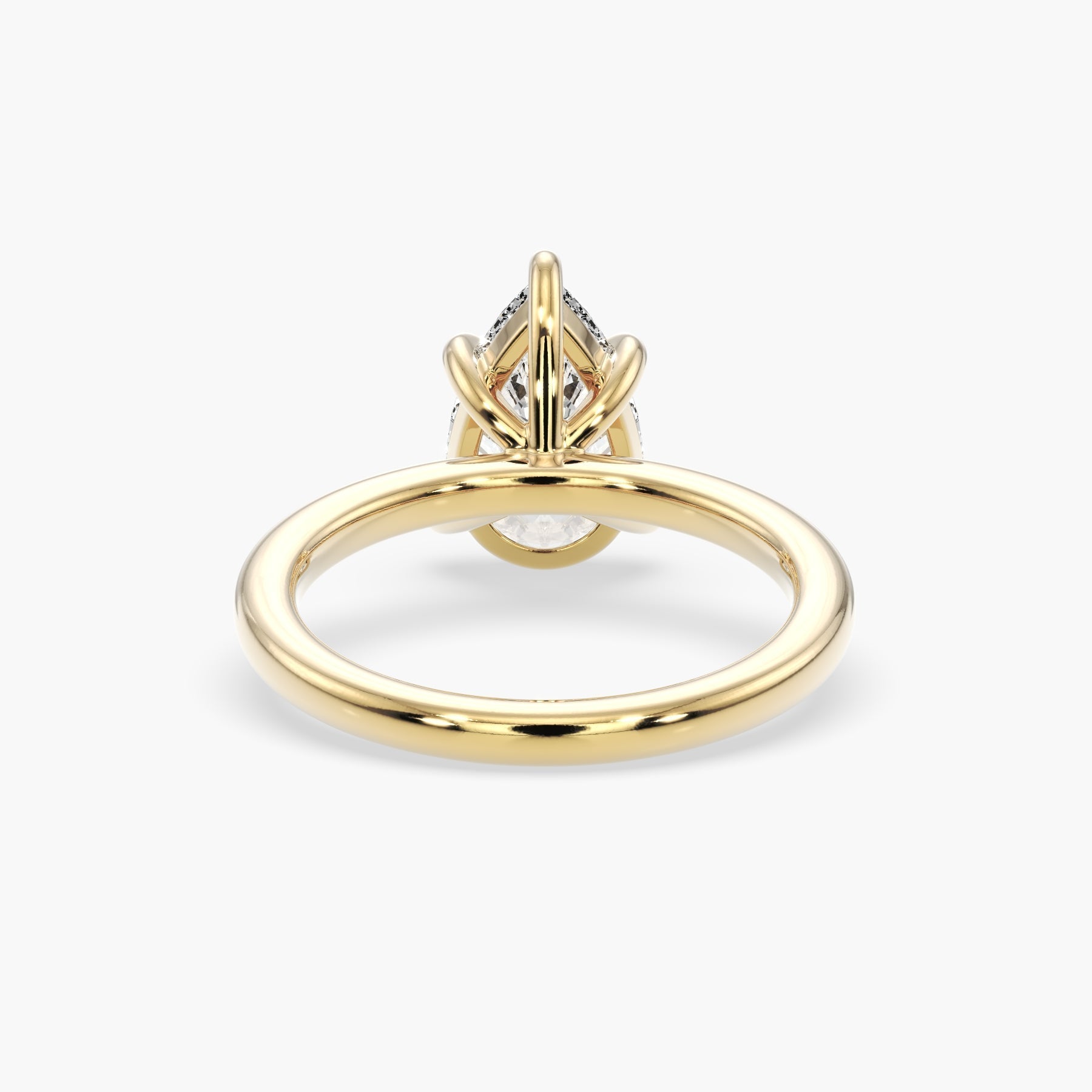 Bezel Emerald Lab Grown Diamond Engagement Ring: 2 CT