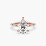 Bezel Emerald Lab Grown Diamond Engagement Ring: 2 CT