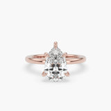 Bezel Emerald Lab Grown Diamond Engagement Ring: 2 CT