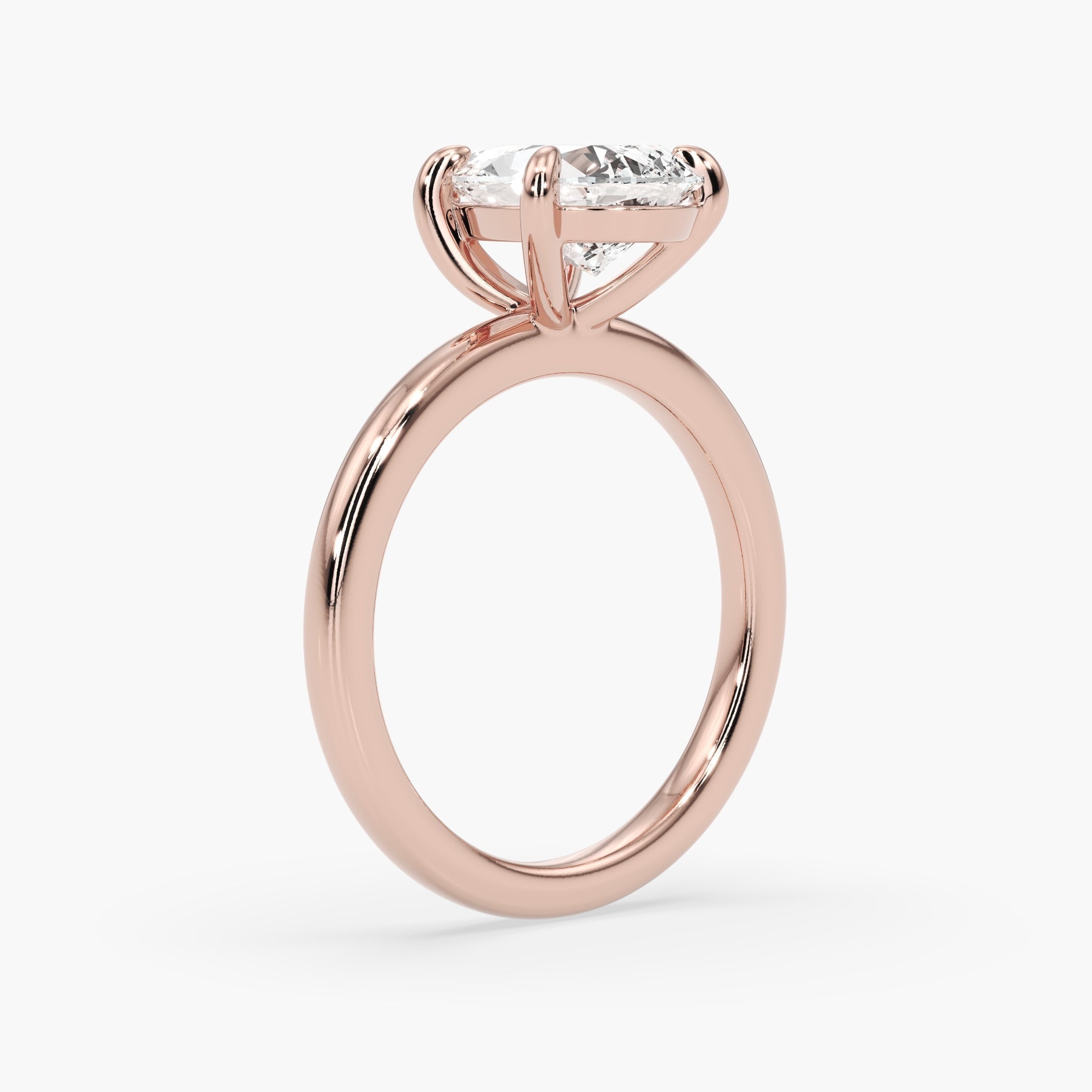 Bezel Emerald Lab Grown Diamond Engagement Ring: 2 CT
