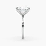 Bezel Emerald Lab Grown Diamond Engagement Ring: 2 CT