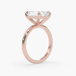 Bezel Emerald Lab Grown Diamond Engagement Ring: 2 CT