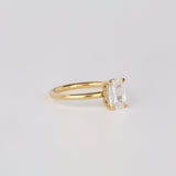 Cushion/Scissor Lab Grown Diamond Solitaire Engagement Ring