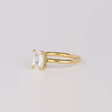 Cushion/Scissor Lab Grown Diamond Solitaire Engagement Ring