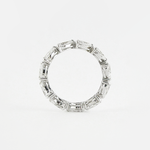 4.68 CT Pear Cut Full Eternity Moissanite Wedding Band 3