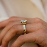 Round Lab Grown Diamond Solitaire Engagement Ring