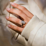 Oval Shaped Lab Grown Diamond Solitaire Engagement Ring