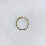 0.16 CT Round Curved Lab Grown Diamond Wedding Band