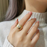 1.36 CT Oval & Round Unique Lab Grown Diamond Wedding Band