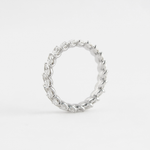 1.32 CT Marquise Cut Full Eternity Moissanite Wedding Band 5
