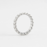 1.32 CT Marquise Cut Full Eternity Moissanite Wedding Band 5