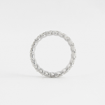 1.32 CT Marquise Cut Full Eternity Moissanite Wedding Band 3