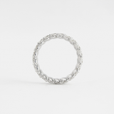 1.32 CT Marquise Cut Full Eternity Moissanite Wedding Band 3