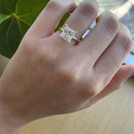 Princess Solitaire Lab Grown Diamond Engagement Ring