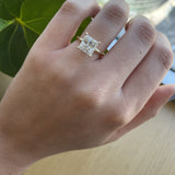 Princess Solitaire Lab Grown Diamond Engagement Ring