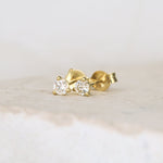 0.70 TCW Round Cut Moissanite Stud Earrings