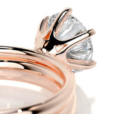 1.50 CT Round Solitaire CVD F/VS Diamond Bridal Ring Set 15