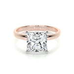 3.0 CT Princess Solitaire CVD F/VS2 Diamond Engagement Ring 31