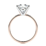 3.0 CT Princess Solitaire CVD F/VS2 Diamond Engagement Ring 21