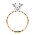 3.0 CT Princess Solitaire CVD F/VS2 Diamond Engagement Ring 8
