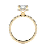 1.50 CT Round Hidden Halo CVD E/VS2 Diamond Engagement Ring 9