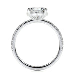5.0 CT Pear Solitaire CVD F/VS2 Diamond Engagement Ring 7