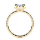 5.0 CT Pear Solitaire CVD F/VS2 Diamond Engagement Ring 12