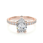 1.50 CT Pear Solitaire CVD E/VS2 Diamond Engagement Ring 13