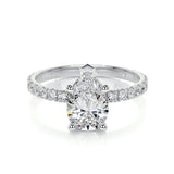1.50 CT Pear Solitaire CVD E/VS2 Diamond Engagement Ring 25
