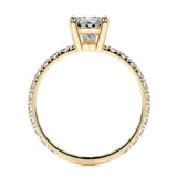 1.50 CT Pear Solitaire CVD E/VS2 Diamond Engagement Ring 12