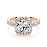 1.50 CT Round Halo CVD D/VS1 Diamond Engagement Ring 13