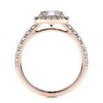 1.50 CT Round Halo CVD D/VS1 Diamond Engagement Ring 17