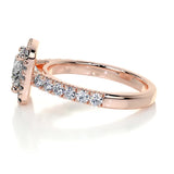 1.50 CT Round Halo CVD D/VS1 Diamond Engagement Ring 16