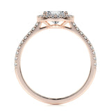 1.50 CT Pear Halo CVD F/VS2 Diamond Engagement Ring 17