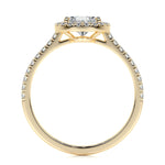 1.50 CT Pear Halo CVD F/VS2 Diamond Engagement Ring 12