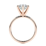 2.0 CT Round Solitaire CVD E/VS2 Diamond Engagement Ring 55