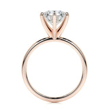 2.0 CT Round Solitaire CVD E/VS2 Diamond Engagement Ring 55