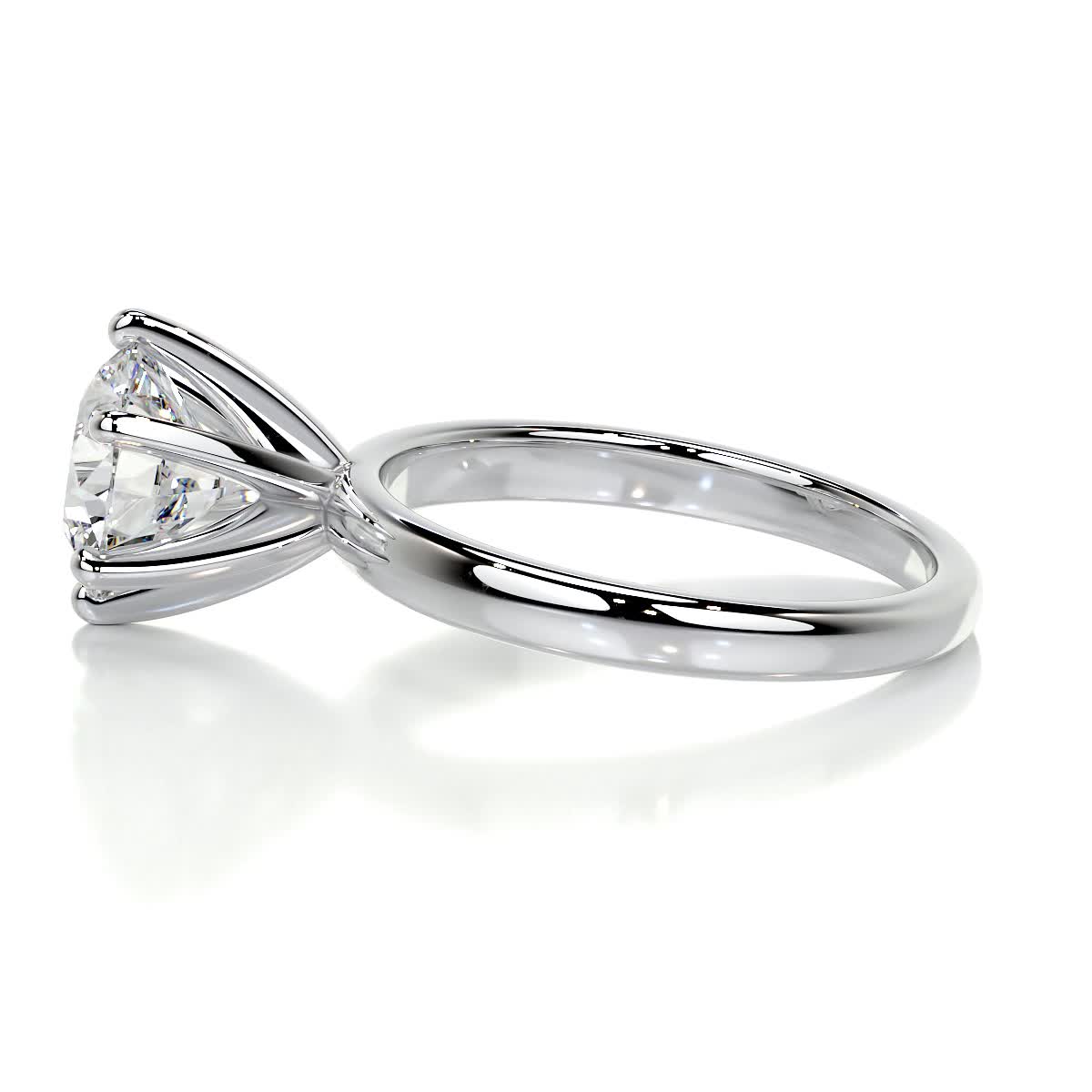 2.0 CT Round Solitaire CVD E/VS2 Diamond Engagement Ring 36