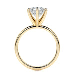 2.0 CT Round Solitaire CVD E/VS2 Diamond Engagement Ring 10