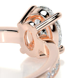 1.0 CT Oval Solitaire CVD F/SI1 Diamond Engagement Ring 15