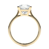 3.0 CT Princess Solitaire CVD F/VS2 Diamond Engagement Ring 11