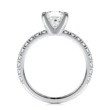 1.0 CT Princess Solitaire CVD D/VS1 Diamond Engagement Ring 6