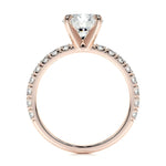 1.50 CT Round Solitaire CVD F/VS1 Diamond Engagement Ring 17