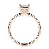 2.0 CT Radiant Solitaire CVD E/VS2 Diamond Engagement Ring 14