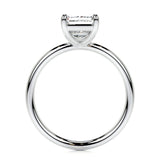 2.0 CT Radiant Solitaire CVD E/VS2 Diamond Engagement Ring 5