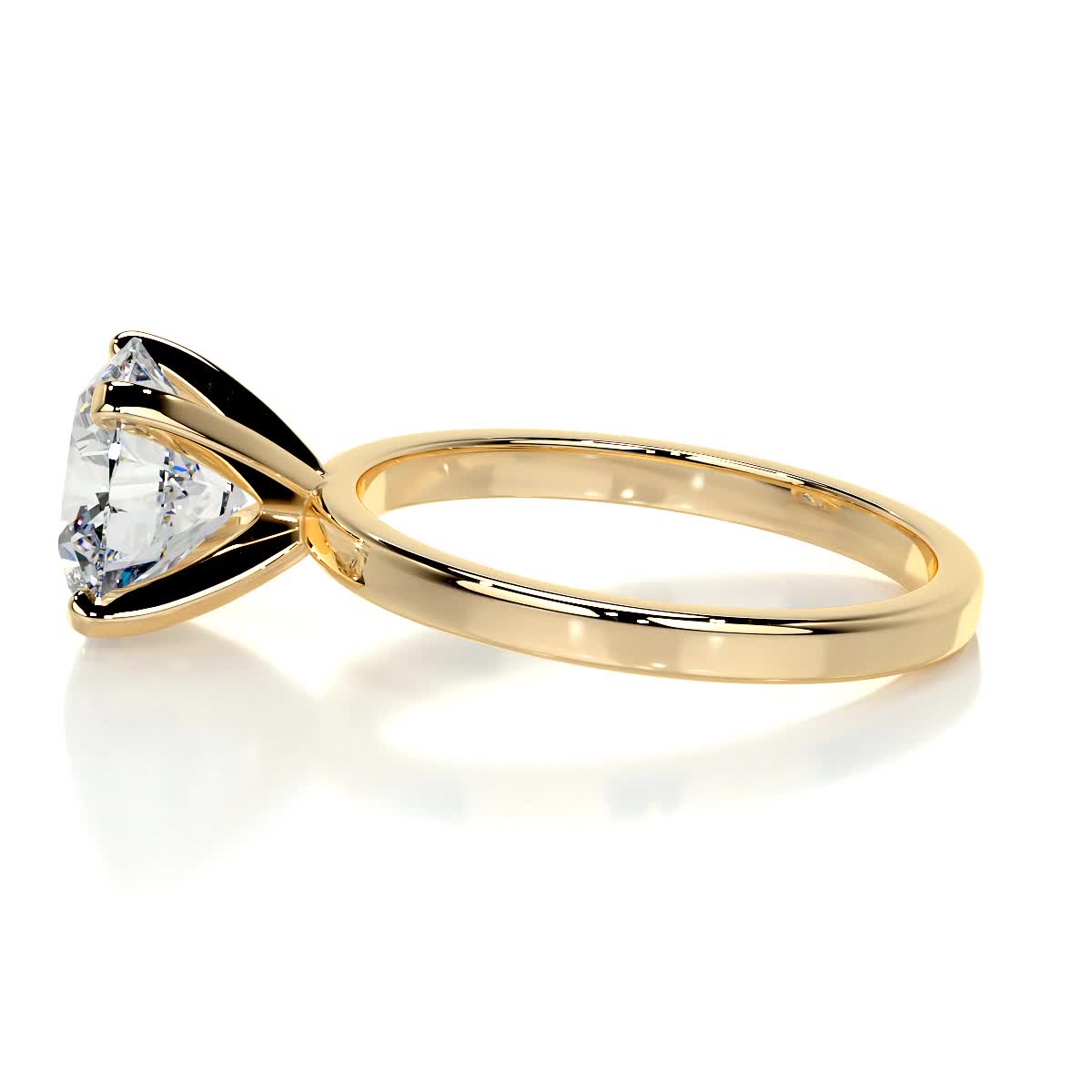 2.0 CT Round Solitaire CVD E/VS2 Diamond Engagement Ring 23