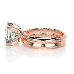 2.0 CT Princess Solitaire CVD F/VS Diamond Bridal Set 16