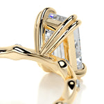 1.5 CT Emerald Solitaire CVD E/VS1 Diamond Engagement Ring 9